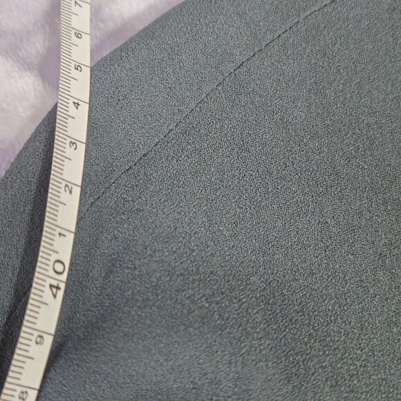 Weekend Max Mara Relaxed Fit Midi Dress Dark Green Size 10 - Picture 10 of 11